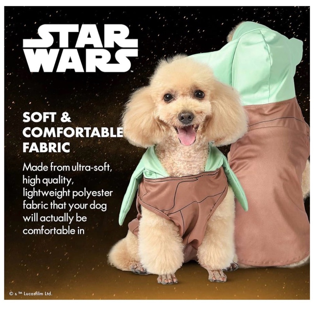 Star Wars Pet Costumes in Brown and Green
